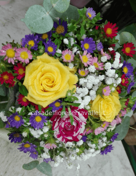 BOUQUET COLORATO MISTO STAGIONALE