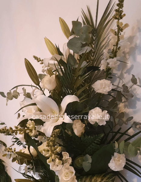 Mazzo funebre in spugna