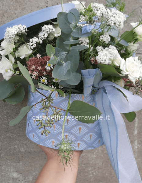 Welcome Baby Boy Flower Box