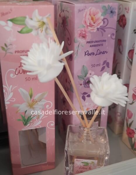 Profumatore ambiente 50 ml, profumazioni varie (warm cottone, pure linee, poppy dark amber)